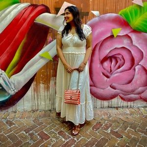 XL TALL OLD NAVY MAXI DRESS PUFF SLEEVE